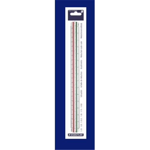 Staedtler Reduction Ruler Scale 1 to 20 25 33.3 50 75 100